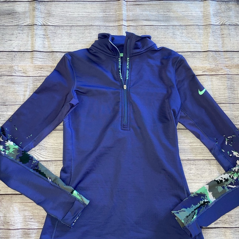 Nike Navy Blue Half-Zip Pullover